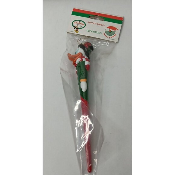 Disney Donald Duck Ornament Pair Kurt Adler Santas World Scrooge Icicle Santa Ĝ - Picture 4 of 11